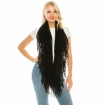 FashionFantasia Scarves ScarfWrap Infinity SC00037 Black FashionFantasia Scarves ScarfWrap Infinity SC00037 Black