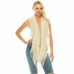 FashionFantasia Scarves ScarfWrap Infinity SC00037 Ivory 03 FashionFantasia Scarves ScarfWrap Infinity SC00037 Ivory 03