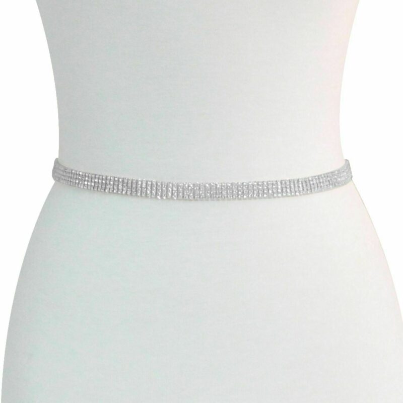 FashionFantasia Wholesale Body Accessories Belts Sashes BT339104 BA00016 Silver Clear op