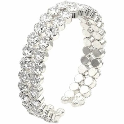Bracelet Cuff BR00120 BS300040 Silver Clear.jpg