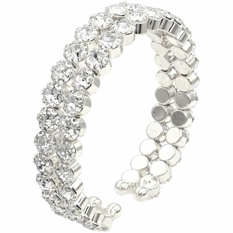 Bracelet Cuff BR00120 BS300040 Silver Clear.jpg