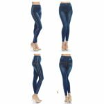 FashionFantasia Wholesale Clothing Bottoms Leggings BT00001 Denim Silver FashionFantasia Wholesale Clothing Bottoms Leggings BT00001 Denim Silver