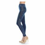 FashionFantasia Wholesale Clothing Bottoms Leggings BT00003 Denim Silver 02 FashionFantasia Wholesale Clothing Bottoms Leggings BT00003 Denim Silver 02