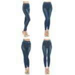 FashionFantasia Wholesale Clothing Bottoms Leggings BT00010 Denim Silver FashionFantasia Wholesale Clothing Bottoms Leggings BT00010 Denim Silver