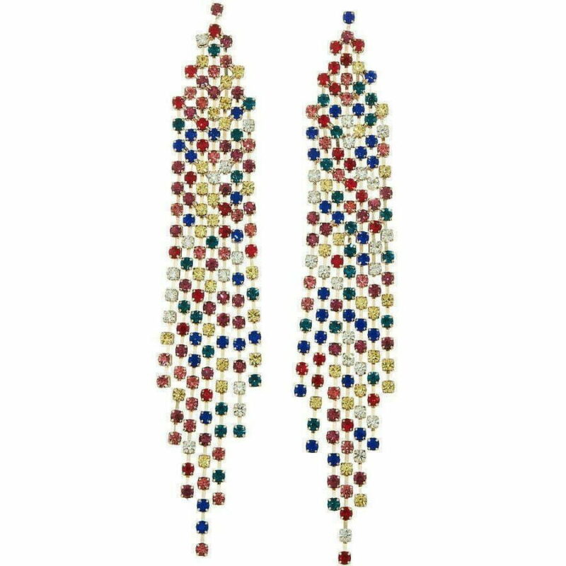 FashionFantasia Wholesale Jewelry Earrings Dangling Chandelier EC72 10489 ER00239 Gold Multi op