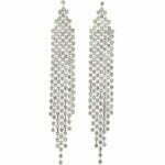 FashionFantasia Wholesale Jewelry Earrings Dangling Chandelier EC72 10489 ER00239 Silver Clear op FashionFantasia Wholesale Jewelry Earrings Dangling Chandelier EC72 10489 ER00239 Silver Clear op