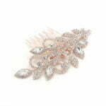 FashionFantasia Wholesale Head Pieces Head Hair Hair Combs HM300115 HP00617 RoseGold Clear