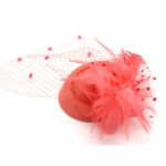 FashionFantasia Wholesale Head Pieces Fascinator HP300042 HP00482 Coral OP FashionFantasia Wholesale Head Pieces Fascinator HP300042 HP00482 Coral OP