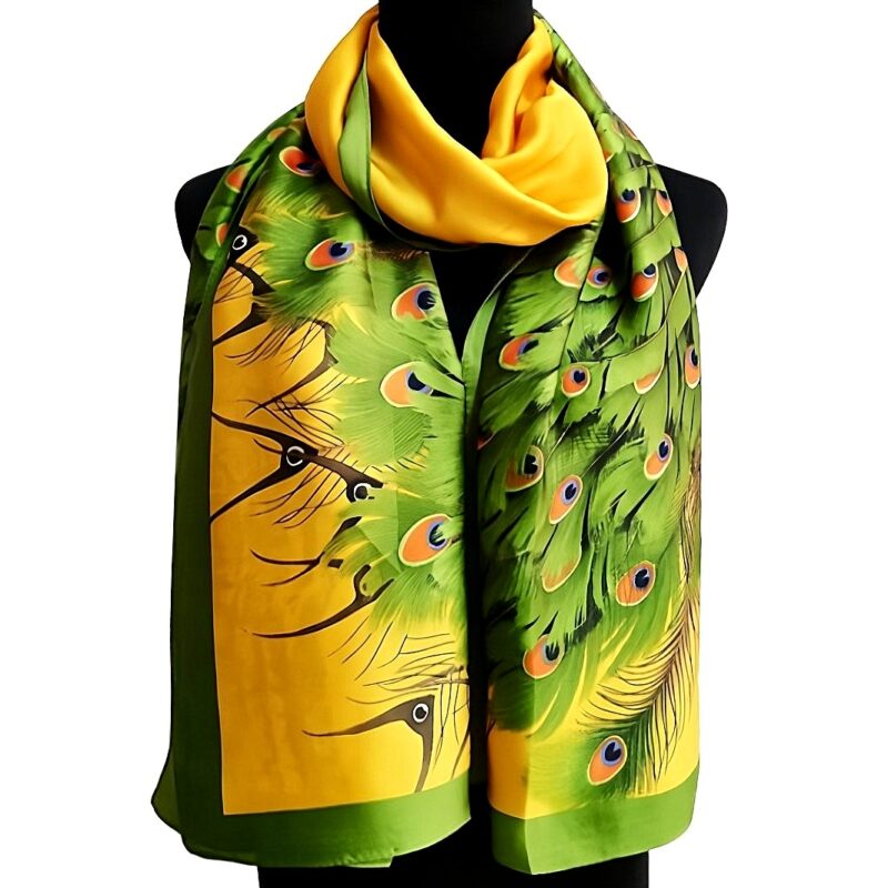 SC111522SatinSilk Rectangle Scarf