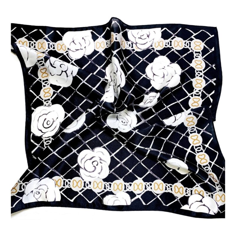 ST3246 SatinSilk Square Scarf 1