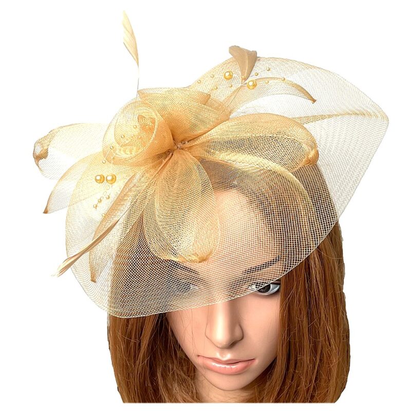 Flower Mesh Flapper Fascinator s18