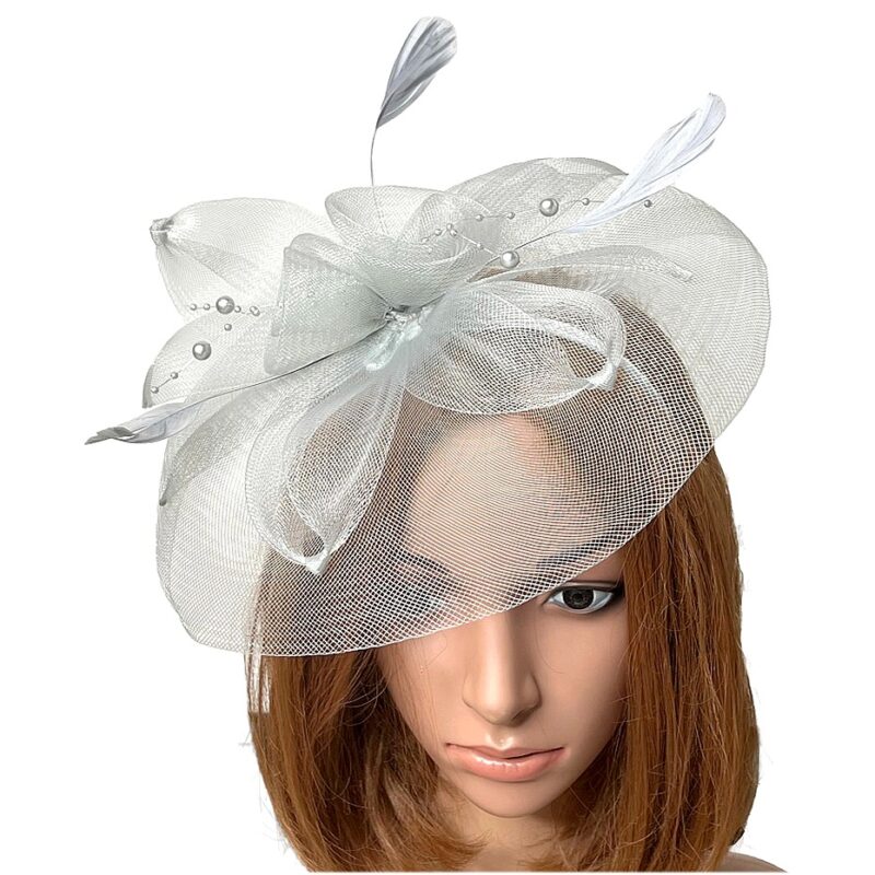 Flower Mesh Flapper Fascinator s18