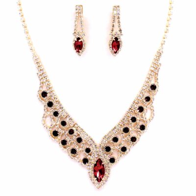 gold-burgundy