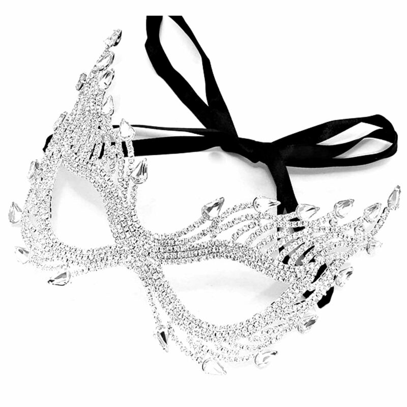 1 finola cat eye flame modern clear crystal rhinestone masquerade ball mardi gras goth sexy halloween venetian vintage opera silver woman mask 4.jpg