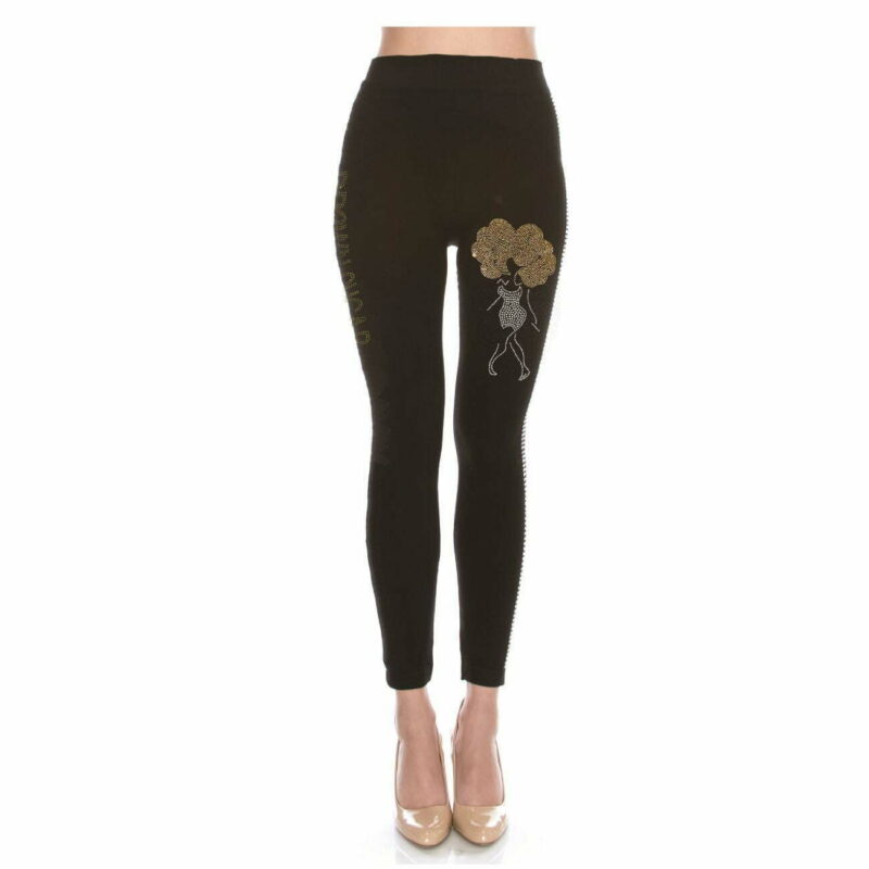 FashionFantasia Wholesale Clothing Bottoms Leggings BT00027 Black Gold 02.jpg