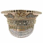 HT-0688A Reflecting Gleaming Sparking Crystal Sailor Captain Hat