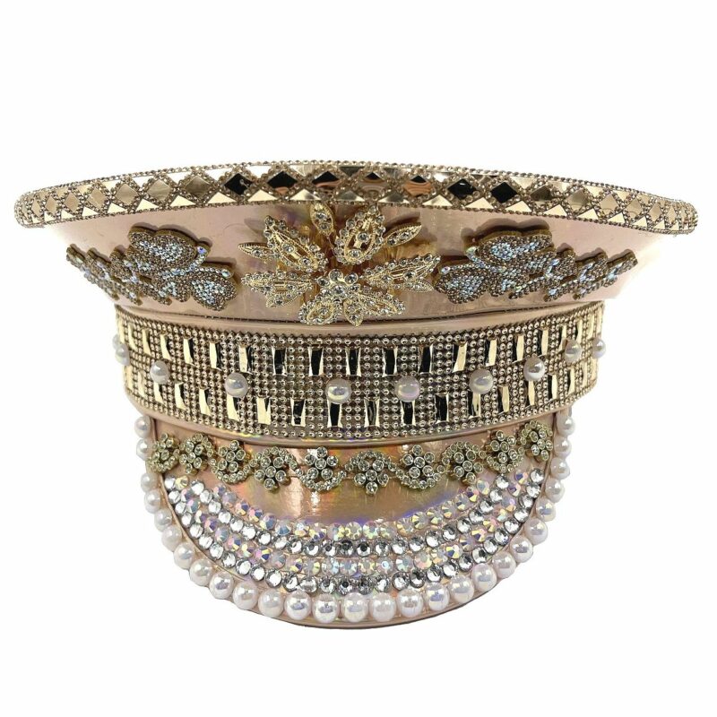 Reflecting Gleaming Sparking Crystal Sailor Captain Hat