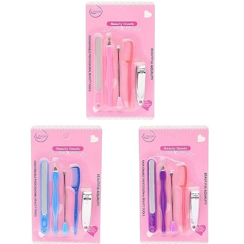 12pk 5pk Nail Care Kit Manicure Set Nail Clipper File Cuticle Tools Grooming