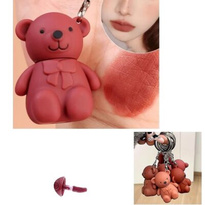 24pk Teddy Bear Key Chain Lip Gloss