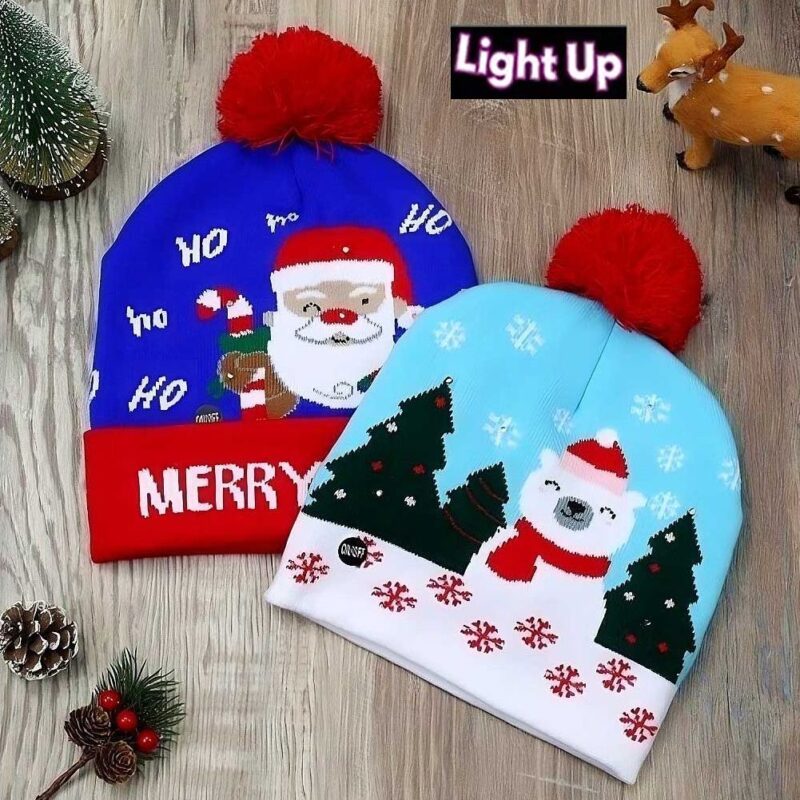 AHT1121aa Beanie Merrychristmas wholesale diacly 12.jpg