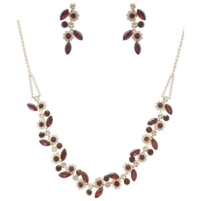 gold-burgundy