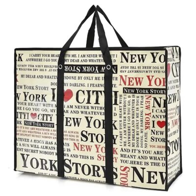 New York Jumbo Extra Large Shopping Storage Laundry Bag