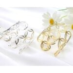 12pk Long Arm Cover Floral Cuff Bracelet