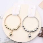 12pk Shiny Ball Stackable Bangle Bracelet