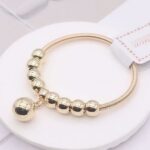 12pk Shiny Ball Stackable Bangle Bracelet