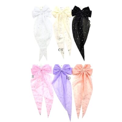 Bling Rhinestone Hair Bow and Barrettes