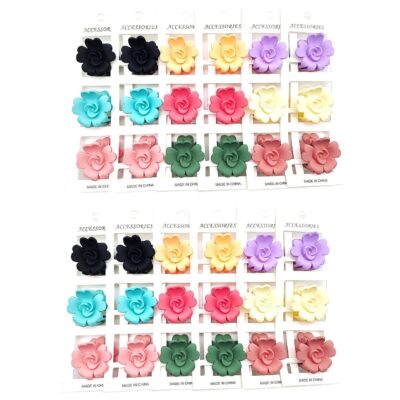 Rose Hair Clip Pins