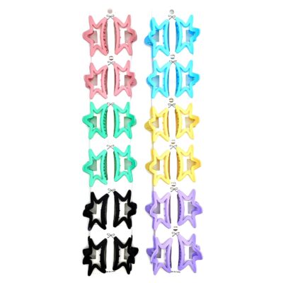 Colorful Star Hair Claw Headpiece