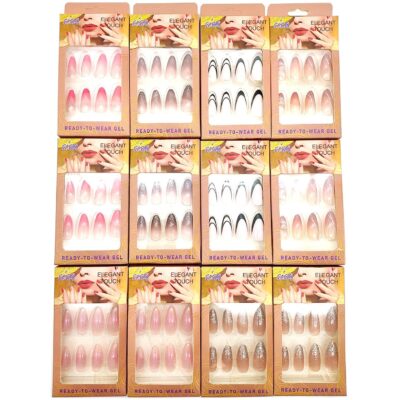 Elegant Touch Press On Art Nails 12 Pack