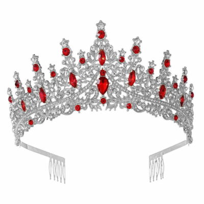 High princess tower Rhinestone Tiara
