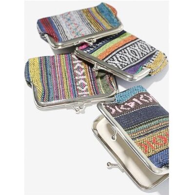 Aztec Tribal Woven Coin Purse