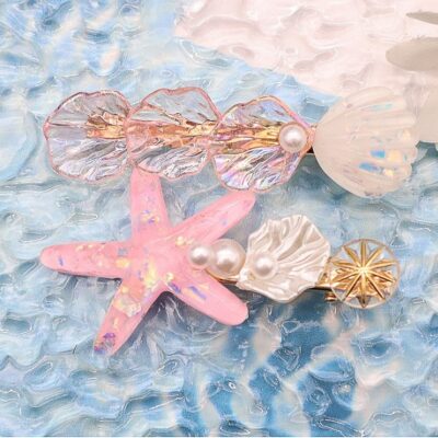 Ocean Starfish Hair Barrette