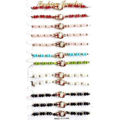 Knot String Bracelet with Beads