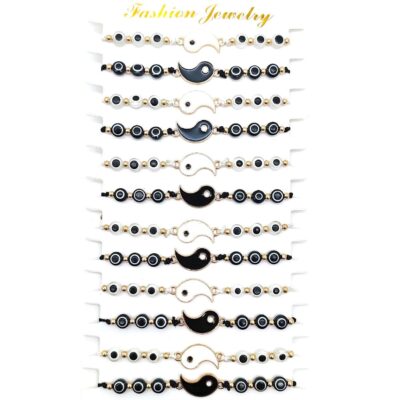 Yin Yang String Knot Bracelet