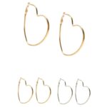Heart Hoop Earrings