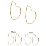 Heart Hoop Earrings
