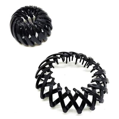 Black Bird Nest Hair Bun Scrunchies and Ties