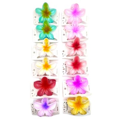 Plumeria Flower Hair Claw Headpiece