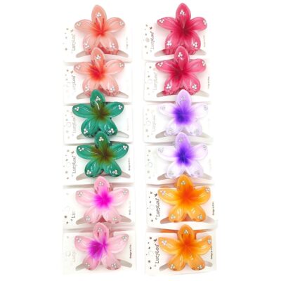 Plumeria Flower Hair Claw Headpiece