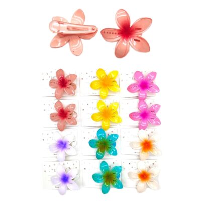 Plumeria Flower Hair Clip Pin
