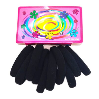 Black Hair Tie 5.5cm Scrunchie Hair Band