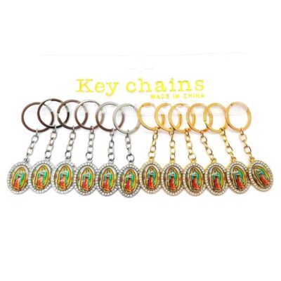 Virgen de Guadalupe Keychain Bag Charm