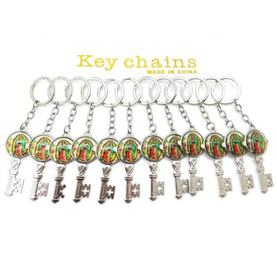 Guadalupe Virgin Mary Keyring Charm