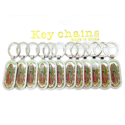 Guadalupe Virgin Mary Keychain Charm