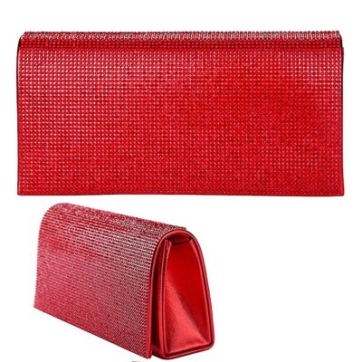 Rhinestone Patch Bling Shiny Evening Bag Clutch