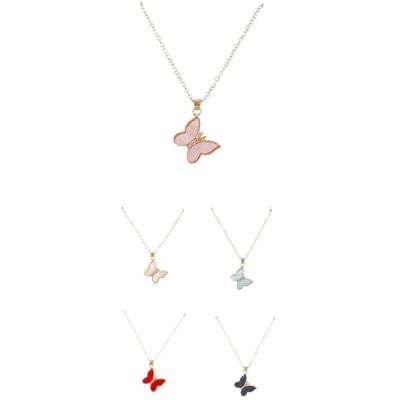 Butterfly Pendant Chain Necklace